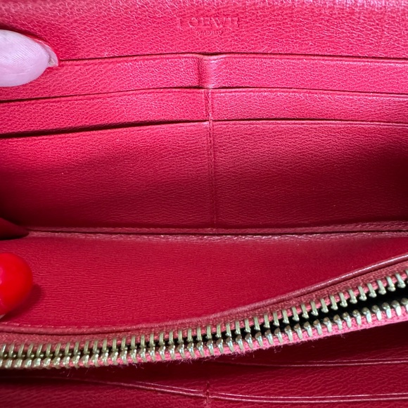 Loewe Red Long Wallet - Picture 9 of 14